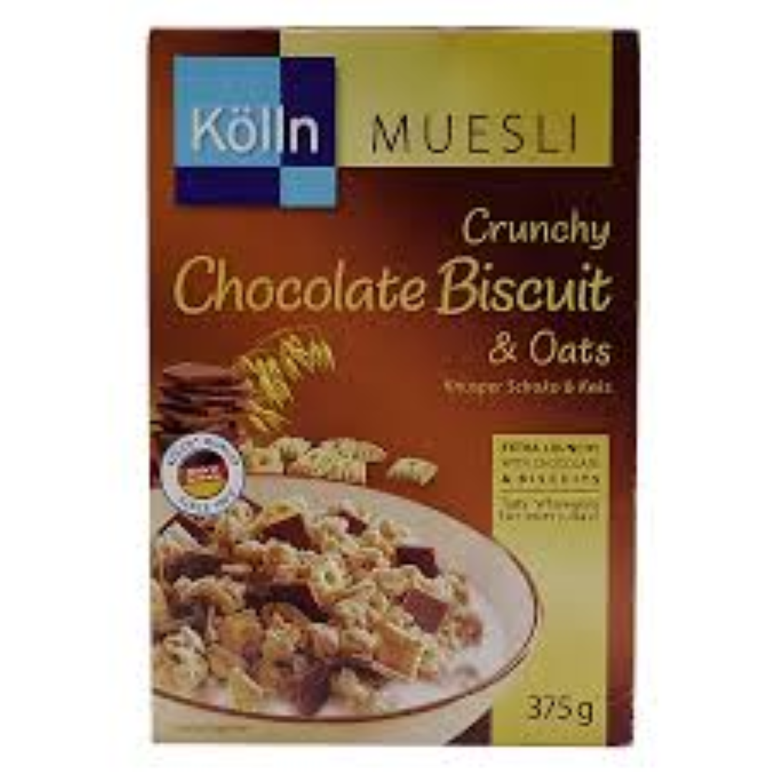 KOLLN MUESLI CRUNCHY CHOCO BISCUIT 375G